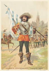 Franska garde, fänrik 1630 (Regiment d