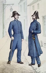 Franska poliser ca 1829-30