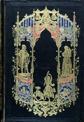 Framsidan av en upplaga av Notre-Dame de Paris av Victor Hugo (1802-85) utgiven av Editions Perrotin, Paris, 1844 (läder och guld)