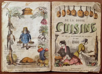 Framsidan av Almanach de la Bonne Cuisine et de la Mistress de Maison, 1860