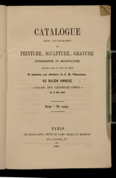 Frontispice för katalogen för Salon des Refuses, 1863