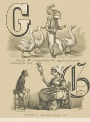 G: Grinchu (Mr.) befälhavare för Fouilly-les-Oies brandmän/Grand