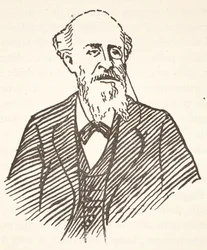 Gaston Paris, kopia av Boris Mestchersky (d.1957), illustration från Histoire de la Nation Francaise, Sciences, Volumes I & II, av Gabriel Hanotaux (1853-1944), 1924