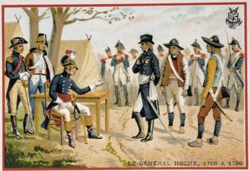 General Hoche före vendéerna 1795 (Pacification of the Vendee).
