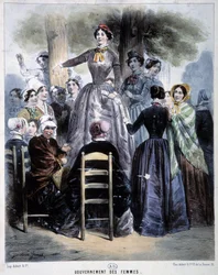 Kvinnoregeringen, revolutionen 1848