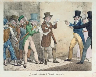 Den franska arméns stora seger, tillkännagivande om seger i slaget vid Trocadero, september 1823