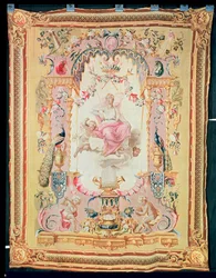 Harmony and Juno: from the Triumph of the Gods, Gobelins gobeläng, 1699