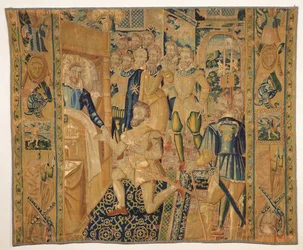 Henri III (1551-89) de Valois ger maktbeteckningarna till Henri III (1553-1610) de Bourbon