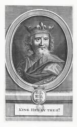 Henrik II, kung av England (gravyr)