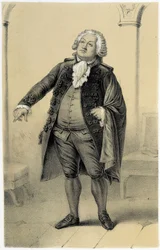 Honore Gabriel (Honore-Gabriel) Riqueti, greve av Mirabeau (1749-1791) - i "Historical Gallery of the French Revolution" av Albert Maurin