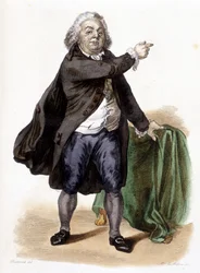 Honore Gabriel (Honore-Gabriel) Riqueti, greve av Mirabeau (1749-1791) - i "" Den franske Plutarchen"" av Mennechet
