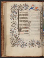 Hours of the Virgin, Time Book, Lägg till MS 32454 f.37v, Frankrike
