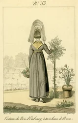 Illustration nr. 33, kostym av Bois d