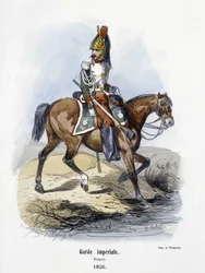 Imperial Guard: Dragon 1856 - i "" History of the Army"" av A. Barbier