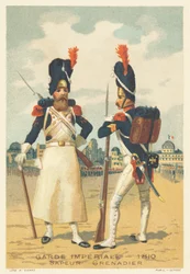 Imperial Guard, Sapeur och Grenadier 1810