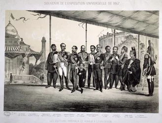 Kejserliga och kungliga besökare till den universella utställningen i Paris, 1867