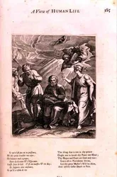 I Attendance of Death, illustration från dikten 