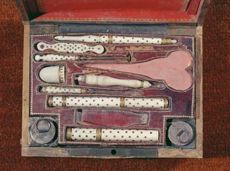 Instrumentask för vaccinationer, ca 1820