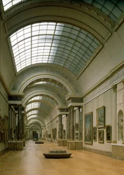Interiörvy av Grande Galerie, 1500-1800-talet