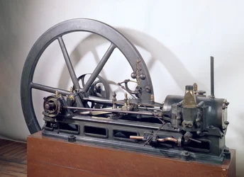 Förbränningsmotor konstruerad av Étienne Lenoir (1822-1900), 1860