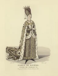 Isabeau av Bayern, hustru till kung Karl VI av Frankrike