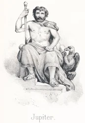 J Jupiter: Son of Saturn and Rhee Brotherhood of Titan Child, han matades av geten Amalthee