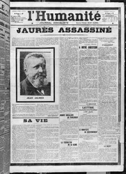 Jaurès mördad, ur L