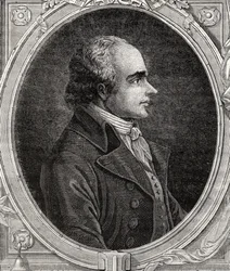 Jean-Denis, Comte Lanjuinais, från "Histoire de la Revolution Francaise" av Louis Blanc (1811-82)