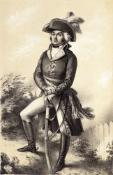 Jean Baptiste Jourdan (1762 - 1833) - i "Historical Gallery of the French Revolution" av Albert Maurin