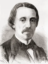 Jean Bernard Léon Foucault, från Vetenskapens underverk, publicerad ca 1870 (gravyr)
