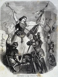 Jeanne Hachette i Beauvais 1472 - i "Histoire de France" av L.-P. Anquetil