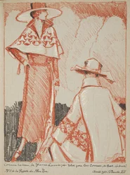 Jeanne Lanvin et etc från en samling modeplattor