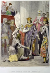 Jeanne d’Arc vid Karl VII:s kröning