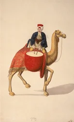 Vattenkokare, ottomansk tid, 1789 (wc på papper)