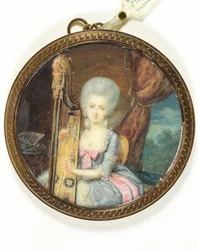 The Marquise de Montesson (emalj)