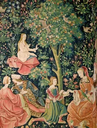 The Lordly Life: Scene Galante, c.1500