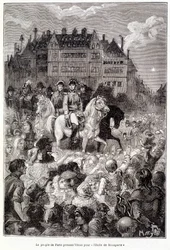 Parisborna tar Venus för "Bonapartes stjärna" - i "Les terres du ciel" av Camille Flammarion, ed. Marpon  Flammarion, Paris