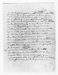 Brev från kejsarinnan Josephine som ger sitt samtycke till upphävandet av hennes äktenskap med Napoleon