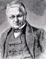 Louis-Adolphe Thiers (1797-1877) fransk statsman, historiker och journalist (gravyr)