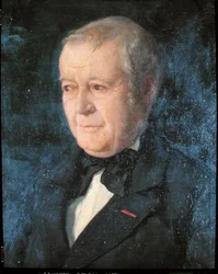 Louis Auguste Mercier (1811-82) (olja på duk)