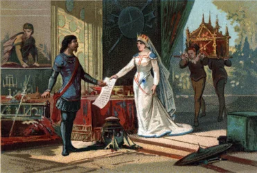 Ludvig II sa att Begue (846-879), kung av Frankrike, fick från sin svärmor (Richilde d