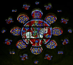 Ludvig VIII som riddare till häst, (w107)