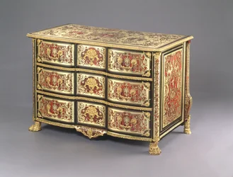 Louis XIV Boulle Commode, c.1700 (sköldpaddsskal, mässing och ormolu) (se även 220158)