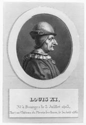 Ludvig XI, Frankrikes kung (gravyr)