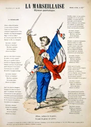 Text till ""La Marseillaise". Bild på Epinal