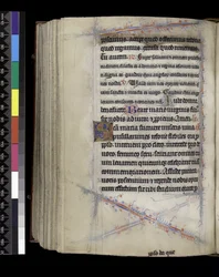 MS 300 f.189v, Matins, från Psalter and Hours of Isabella of France, Paris, c.1265-70
