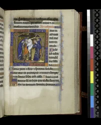 MS 300 f.220r, folio från Psalter and Hours of Isabella of France, Paris, c.1265-70
