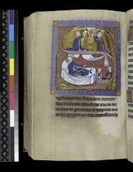 MS 300 f.271v, Samlar, predikningar och lektioner för jungfruns födelse, från Isabella av Frankrikes psalter och timmar, Paris, ca 1265-70