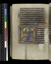 MS 300 f.284v, Song of Songs, från Isabellas Psalter and Hours of France, Paris, c.1265-70 (penna & bläck och tempera på pergament)