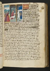 MS Hunter 252 066r Sida från Hundred New News, c.1461-62